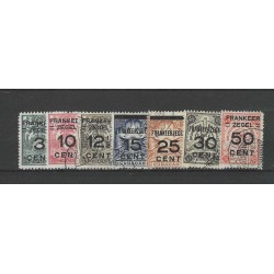 Curaçao 82-88 Brandkasopdrukken  VFU/used CV 55 €