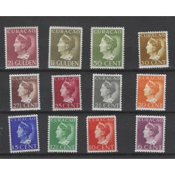 Curaçao 141-152 Wilhelmina MH/unused CV 100 €