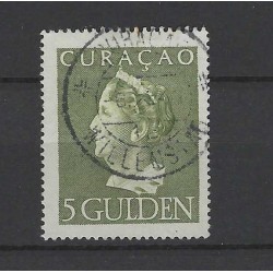 Curaçao 180  Wilhelmina Konijnenburg 5 Gld   VFU/used CV 225 €