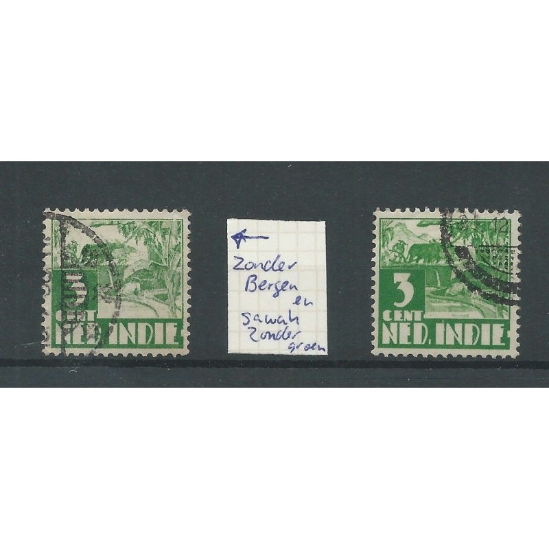 Dutch East Indies 190  MISDRUK   VFU/used  CV ?? €