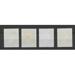 Curaçao 178-181  Wilhelmina Konijnenburg  VFU/used CV 628 €