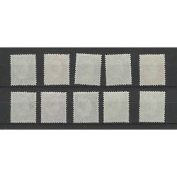 Curaçao 168-177  Wilehlmina  MNH  CV 22 €