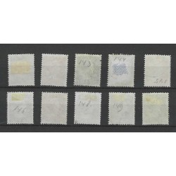 Curaçao 168-177 Wilhelmina  VFU/used CV 26 €
