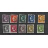 Curaçao 168-177 Wilhelmina  VFU/used CV 26 €