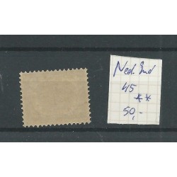 Dutch East Indies  45 Numeral 4ct  MNH  CV 50 €