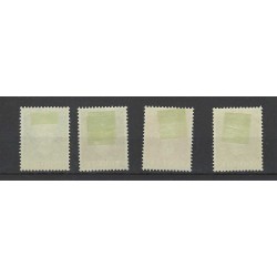 Curaçao 230-233 Juliana Hartz  MH/unused  CV 225 €