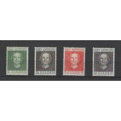 Curaçao 230-233 Juliana Hartz  MH/unused  CV 225 €
