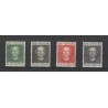 Curaçao 230-233 Juliana Hartz  MH/unused  CV 225 €