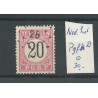 Dutch East Indies  P9fb-D with  numeral dot cancel 25   VFU/used   CV 45++ €