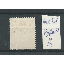 Dutch East Indies  P9fb-D with  numeral dot cancel 25   VFU/used   CV 45++ €
