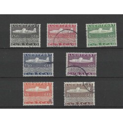 Curaçao  LP82-88 Airmail Vliegtuig  VFU/used  CV  385 €