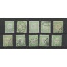 Curaçao  P21-30 Postage due 1915  VFU/used  CV  23 €