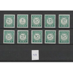 Curaçao P34-43  Postage due 19 MNH  CV 355 €