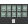 Curaçao P34-43  Postage due 19 MNH  CV 355 €