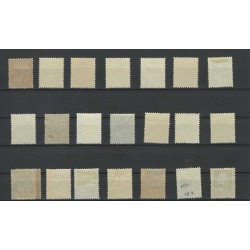 Netherlands 56-76 Wilhelmina Bontkraag MH/unused CV 870 €
