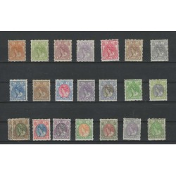 Netherlands 56-76 Wilhelmina Bontkraag MH/unused CV 870 €