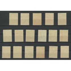 Curaçao 104-120  GEZAG set   MNH CV 700 €