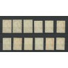 cCuracao 126-137 Wilhelmina  MNH CV 300 €