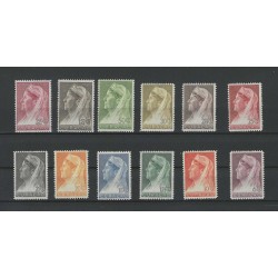 cCuracao 126-137 Wilhelmina  MNH CV 300 €