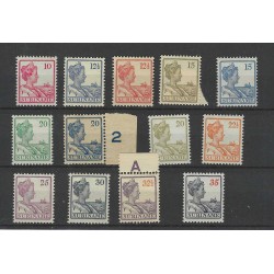 Suriname 87-99 Wilhelmina  MNH CV 255 €