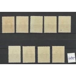 Suriname 118-126 Wilhelmina MNH CV 200 €