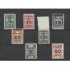 Suriname 130-136 Brandkastopdrukken MNH CV 62 €