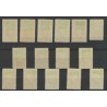 Suriname 229-243 Wilhelmina MH/ongebr  CV 300 €