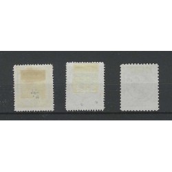 Curacao  1-12 Willem III 1873 set  MH/ongebr CV 907 €Pracht !!