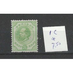 Curacao 1C  Willem III  1873  MH/ongebr CV 7,50 €