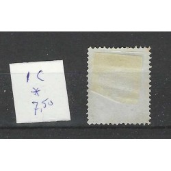 Curaçao 1C  Willem III  1873  MH/unused CV 7,50 €