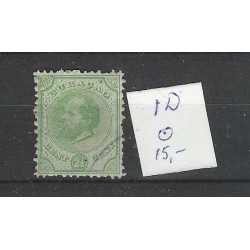 Curaçao 1D  Willem III  1873  VFU/used CV 15 €