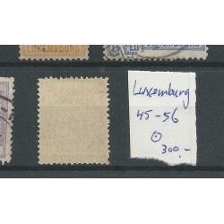 Luxemburg 45-56 Alergorische voorstelling   VFU/gebr  CV 300 €