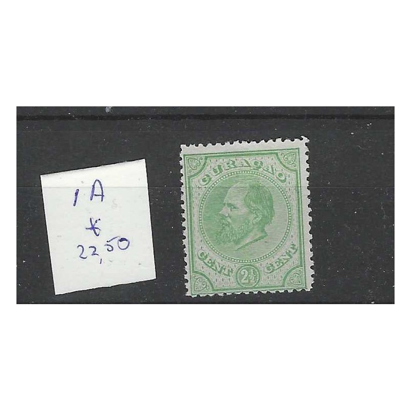 Curacao 1A Willem III 1873 MH/ongebr CV 22,50 € Curacao 1A Willem III 1873 MH/ongebr CV 22,50 €