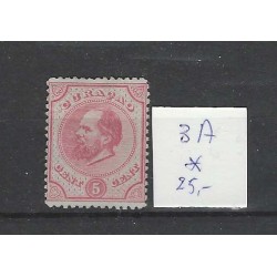 Curaçao 3A  Willem III  1873  MH/unused CV 25 €
