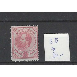 Curaçao 3B  Willem III  1873  MH/unused CV 30 €