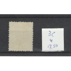 Curaçao 3C  Willem III  1873  MH/unused CV 17,50 €