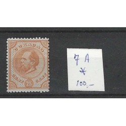 Curaçao 7A  Willem III  1873  MH/unused CV 100 €