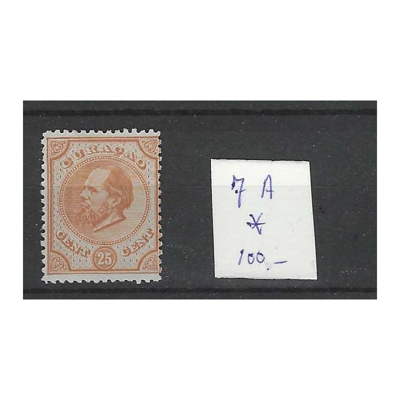 Curacao 7A Willem III 1873 MH/ongebr CV 100 € Curacao 7A Willem III 1873 MH/ongebr CV 100 €