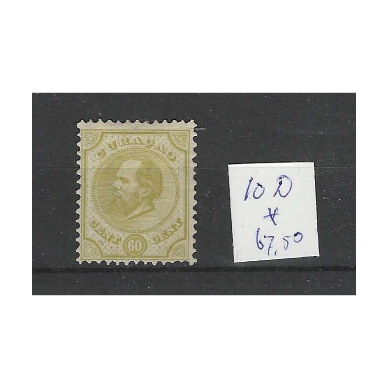 Curacao 10D Willem III 1873 MH/ongebr CV 67,50 € Curacao 10D Willem III 1873 MH/ongebr CV 67,50 €