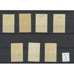 Curaçao 75-81 Jubilee 1923  MH/unused CV 307 €