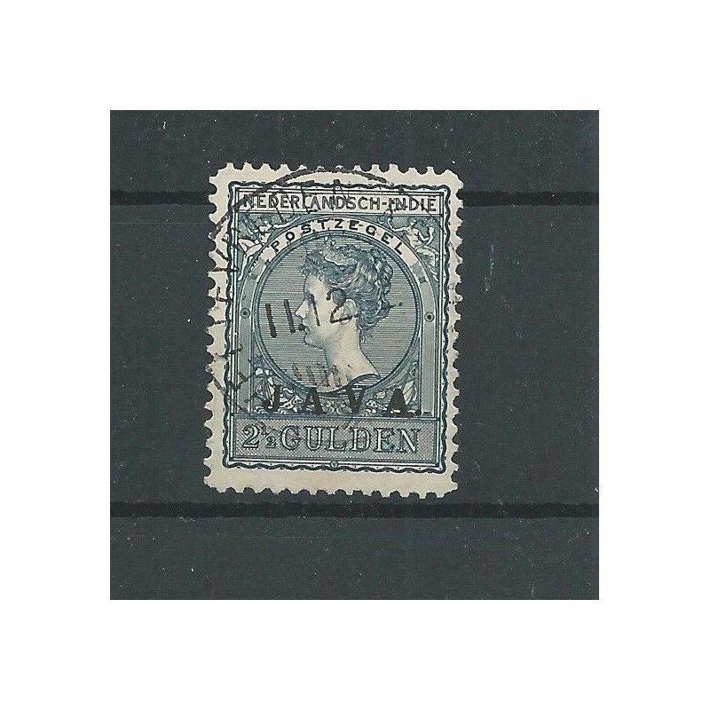 Dutch East Indies 80 JAVA overprint on 2,5Gld   VFU/used  CV  74,5 €