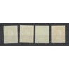 Curacao 178-181  Wilhelmina Konijnenburg MH/ongebr CV 200 €