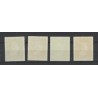 Curacao 178-181  Wilhelmina Konijnenburg MH/ongebr CV 200 €
