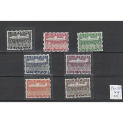 Curacao LP82-88 Luchtpost VLIEGTUIGEN MNH/postfris CV 525 €