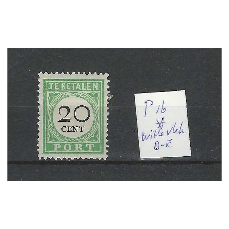 Curacao P16 Port 1892 "WITTE VLEK" MH/ongebr CV ?? € Curacao P16 Port 1892 "WITTE VLEK" MH/ongebr CV ?? €