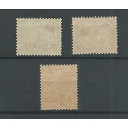 Dutch East Indies 135-137 Red Cross  MH/unused  CV 25 €