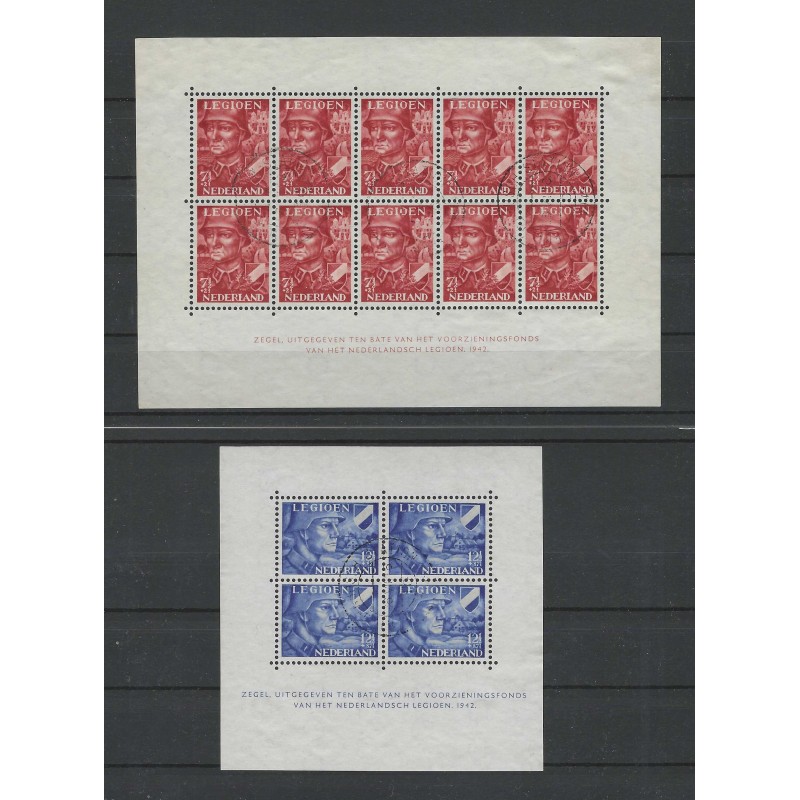 Nederland V402/403 LEGIOENBLOKKEN MNH/postfris CV 225 € Pracht !! Nederland V402/403 LEGIOENBLOKKEN MNH/postfris CV 225 € Pracht !!