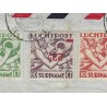 Suriname LP24fa  KOP-staande opdruk op brief naar Curacao CV ??? €