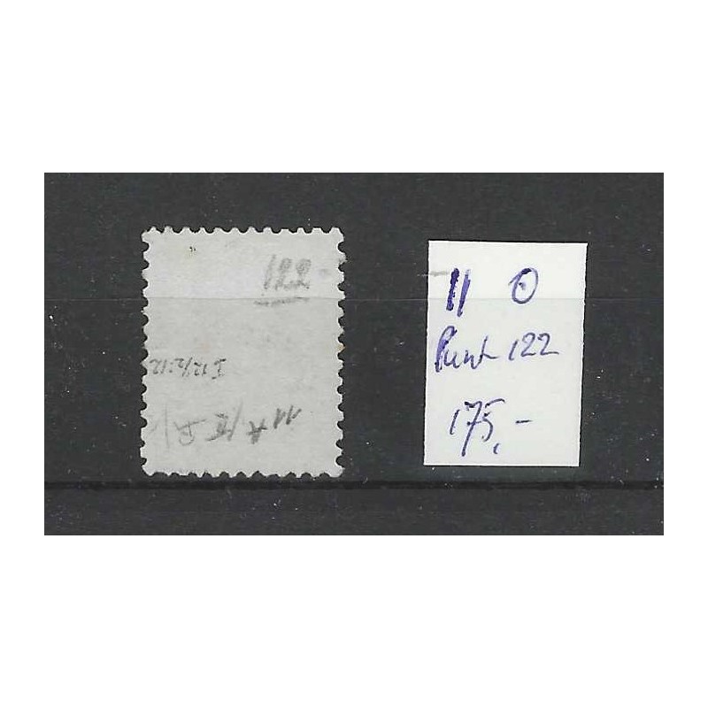Nederland 11 Willem III 1867  puntstempel 122 VFU/gebr  CV 175++ €