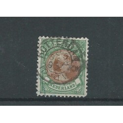 Netherlands 45B with "ROTTERDAM-5  1897" small round cancel   CV 50 €